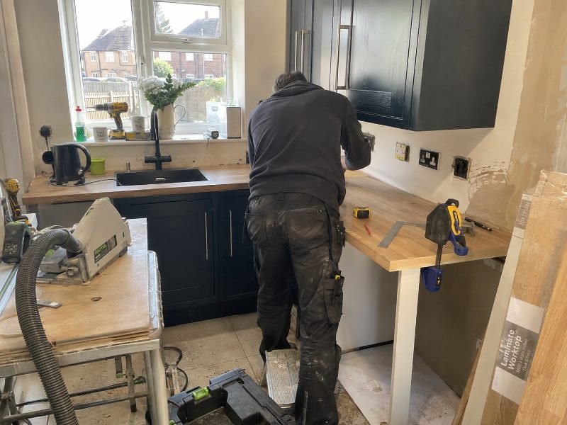 Kitchen Carpentry and Worktop Fitting services in Corby, Northamptonshire