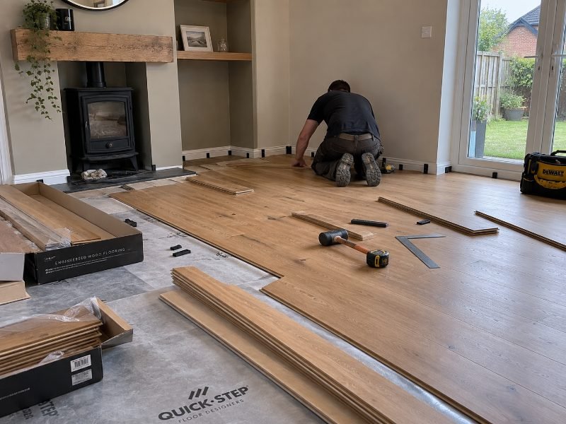 Timber Flooring Installation services in Corby, Northamptonshire